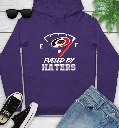 Carolina Hurricanes NHL Hockey Fueled By Haters Sports Youth Hoodie 5