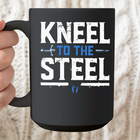 Kneel To The Steel Shirt Drew Mclntyre Ceramic Mug 15oz