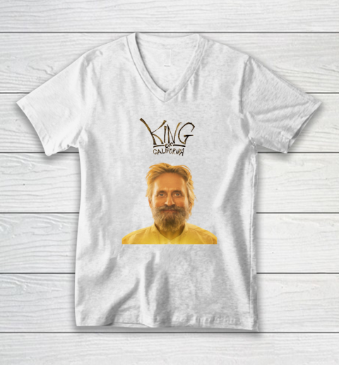 The King Of California V-Neck T-Shirt