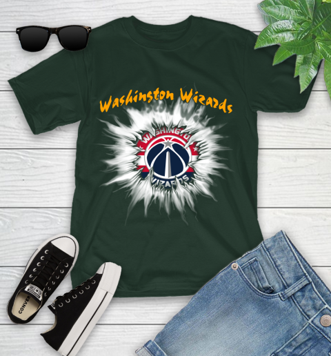 Washington Wizards NBA Basketball Rip Sports Youth T-Shirt 5