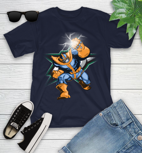 Dallas Stars NHL Hockey Thanos Avengers Infinity War Marvel Youth T-Shirt 2