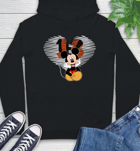 NFL Cincinnati Bengals The Heart Mickey Mouse Disney Football T Shirt_000 Hoodie