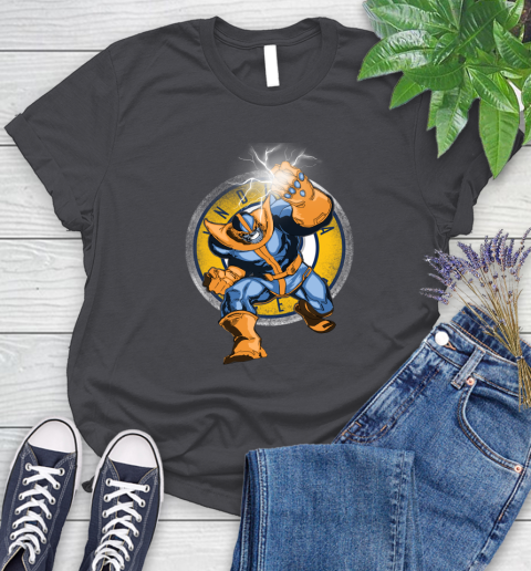 Indiana Pacers NBA Basketball Thanos Avengers Infinity War Marvel Women's T-Shirt 8