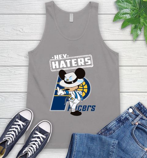NBA Hey Haters Mickey Basketball Sports Indiana Pacers Tank Top 3
