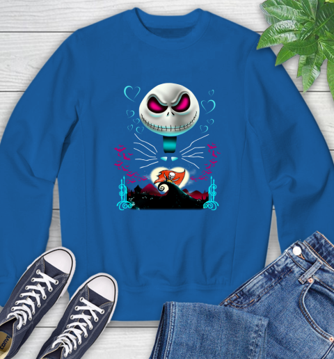 NFL Tampa Bay Buccaneers Jack Skellington Sally The Nightmare Before Christmas Football Sweatshirt 9