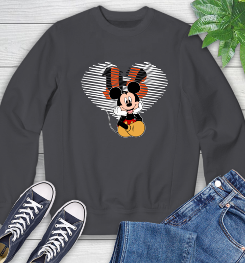 NFL Cincinnati Bengals The Heart Mickey Mouse Disney Football T Shirt_000 Sweatshirt 6