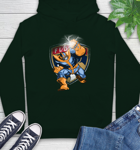 Florida Panthers NHL Hockey Thanos Avengers Infinity War Marvel Hoodie 12
