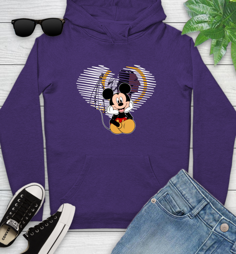 NFL Washington Redskins The Heart Mickey Mouse Disney Football T Shirt_000 Youth Hoodie 5