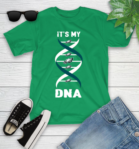 Philadelphia Eagles NFL Football It's My DNA Sports Youth T-Shirt 8