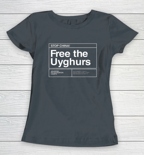 Free the Uyghurs Stop China Women's T-Shirt 3