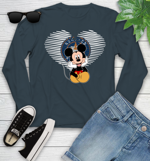 MLB Houston Astros The Heart Mickey Mouse Disney Baseball T Shirt_000 Youth Long Sleeve 9
