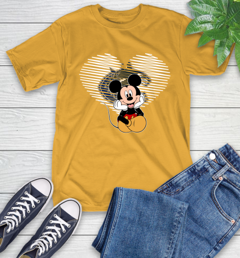 NHL Vancouver Canucks The Heart Mickey Mouse Disney Hockey T-Shirt 2