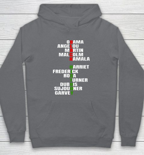 Obama Angelou Inspirational African Black History Month Hoodie 3