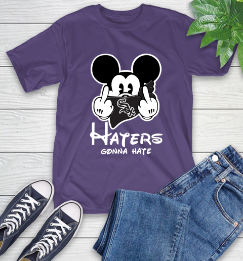 MLB Chicago White Sox Haters Gonna Hate Mickey Mouse Disney Baseball T Shirt_000 T-Shirt 5