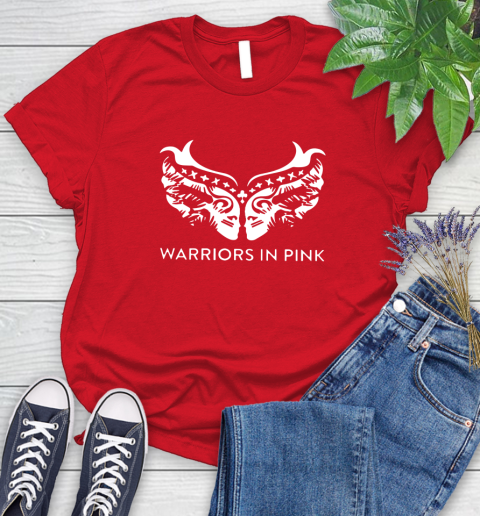 Ford cares warriors in pink shirt Women's T-Shirt 13