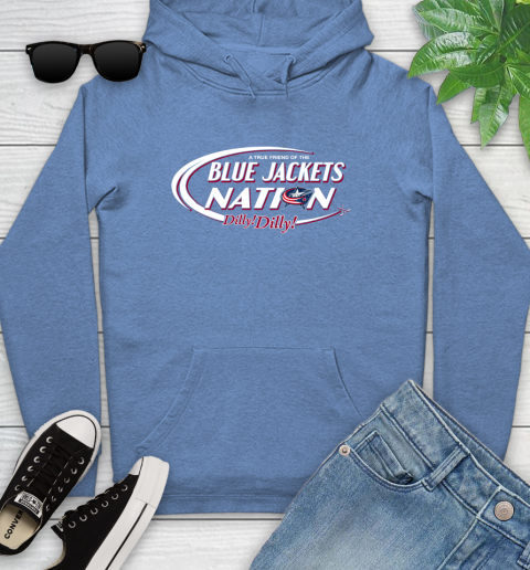 NHL A True Friend Of The Columbus Blue Jackets Dilly Dilly Hockey Sports Youth Hoodie 13