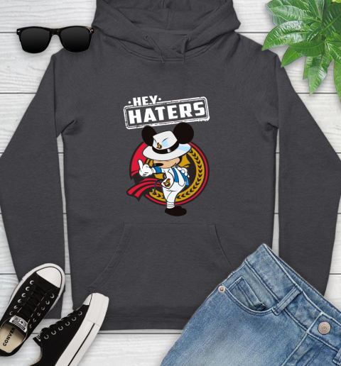 NHL Hey Haters Mickey Hockey Sports Ottawa Senators Youth Hoodie 8