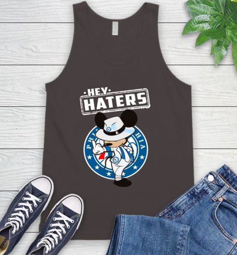 NBA Hey Haters Mickey Basketball Sports Philadelphia 76ers Tank Top 6