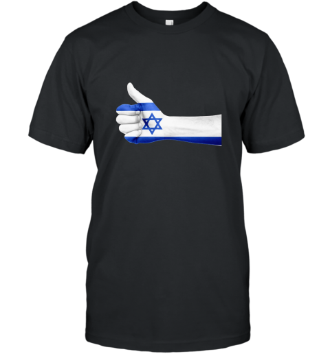Star of David with Thumbs Up Israel T Shirt Six Pointed Star T-Shirt