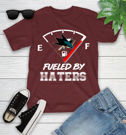 San Jose Sharks NHL Hockey Fueled By Haters Sports Youth T-Shirt 14