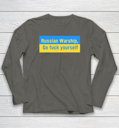Russian Warship Go Fuck Yourself Shirt Long Sleeve T-Shirt 4