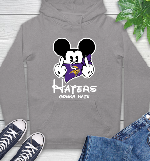 NFL Minnesota Vikings Haters Gonna Hate Mickey Mouse Disney Football T Shirt Hoodie 6