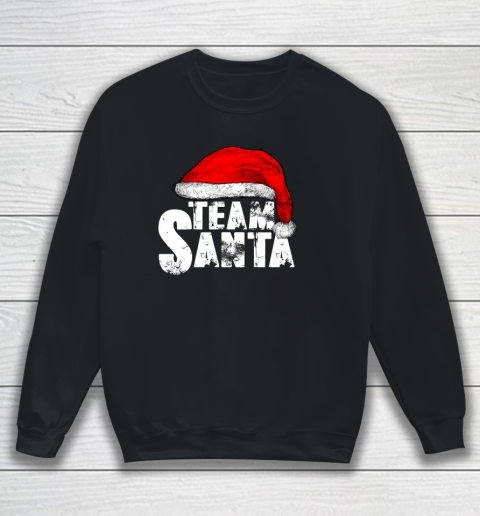 Team Santa Christmas Family Matching Pajamas Sweatshirt