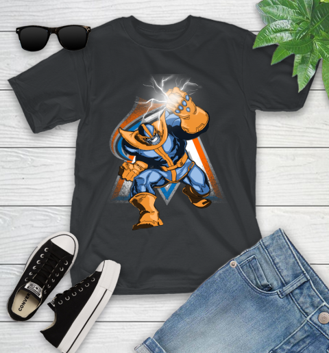 Miami Marlins MLB Baseball Thanos Avengers Infinity War Marvel Youth T-Shirt