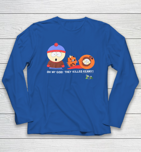 Oh My God They Killed Kenny Shirt South Park Adult Cartoon Long Sleeve T-Shirt - Image 6