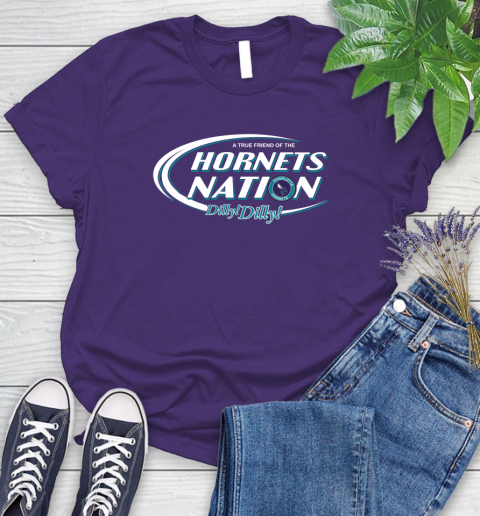 NBA A True Friend Of The Charlotte Hornets Dilly Dilly Basketball Sports Women's T-Shirt 4