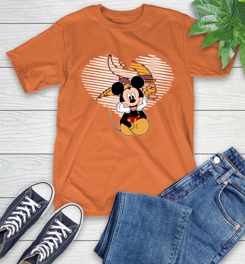 NFL Minnesota Vikings The Heart Mickey Mouse Disney Football T Shirt_000 T-Shirt 4