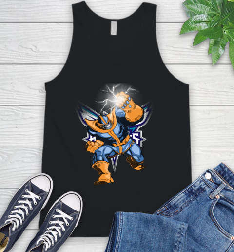 Charlotte Hornets NBA Basketball Thanos Avengers Infinity War Marvel Tank Top