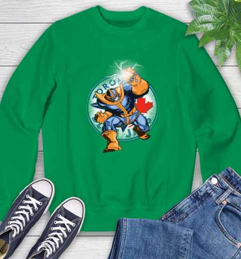 Toronto Blue Jays MLB Baseball Thanos Avengers Infinity War Marvel Sweatshirt 7