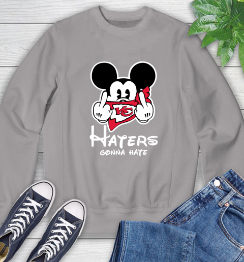 NFL Kansas City Chiefs Haters Gonna Hate Mickey Mouse Disney Football T Shirt_000 Sweatshirt 5