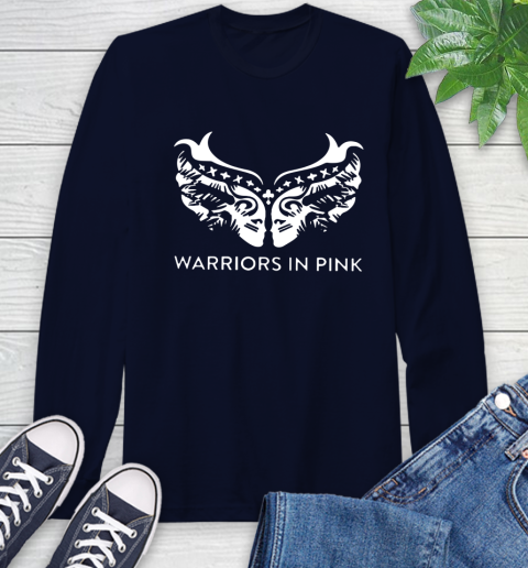 Ford cares warriors in pink shirt Long Sleeve T-Shirt 3