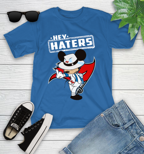 NFL Hey Haters Mickey Football Sports Tampa Bay Buccaneers Youth T-Shirt 12