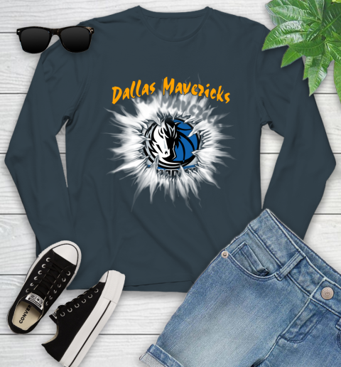 Dallas Mavericks NBA Basketball Rip Sports Youth Long Sleeve 9