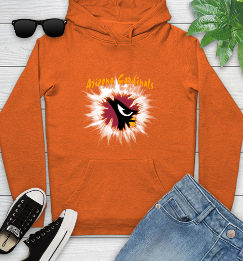 Arizona Cardinals NFL Football Adoring Fan Rip Sports Youth Hoodie 4