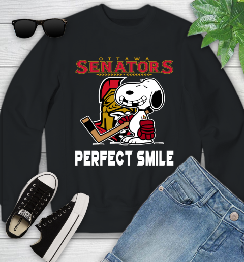 NHL New York Rangers Snoopy Perfect Smile The Peanuts Movie Hockey T Shirt Youth Sweatshirt