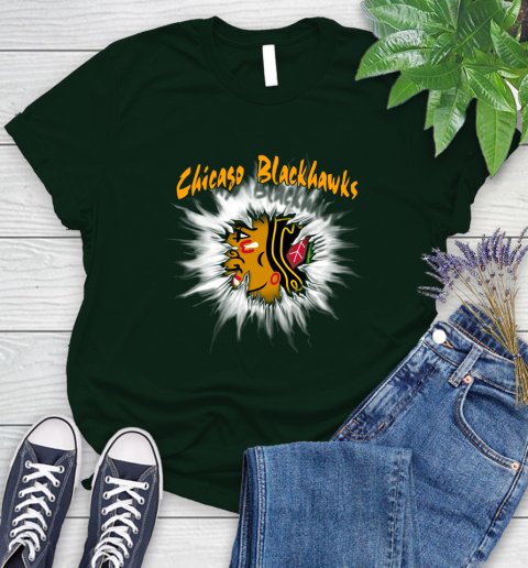 chicago blackhawks women's t shirt