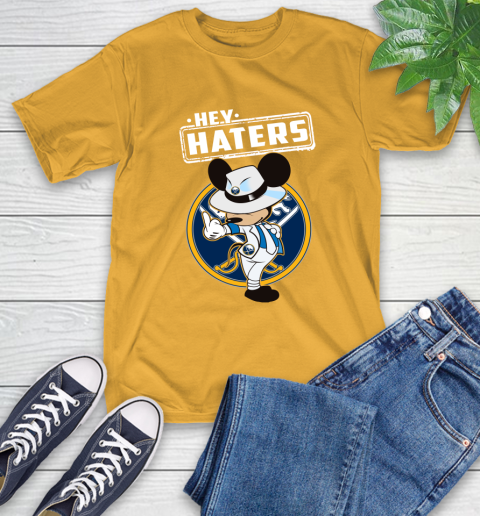NHL Hey Haters Mickey Hockey Sports Buffalo Sabres T-Shirt 2