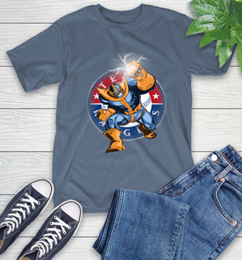 Texas Rangers MLB Baseball Thanos Avengers Infinity War Marvel T-Shirt 8