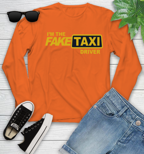 I am the Fake taxi driver Youth Long Sleeve 4