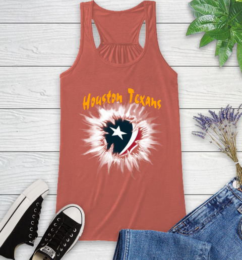 Houston Texans NFL Football Adoring Fan Rip Sports Racerback Tank 3