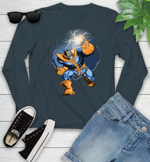 Memphis Grizzlies NBA Basketball Thanos Avengers Infinity War Marvel Youth Long Sleeve 9
