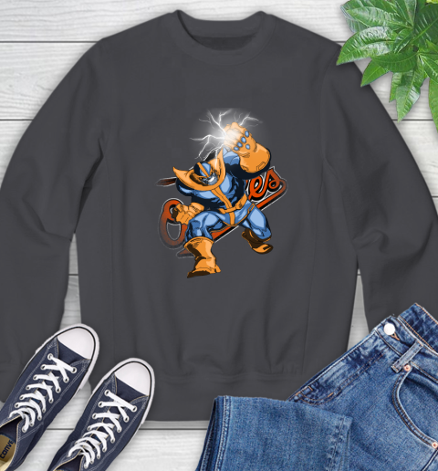 Baltimore Orioles MLB Baseball Thanos Avengers Infinity War Marvel Sweatshirt 6