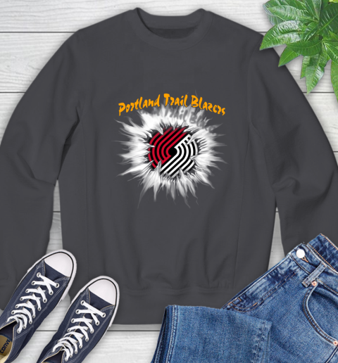 Portland Trail Blazers NBA Basketball Rip Sports Sweatshirt 6