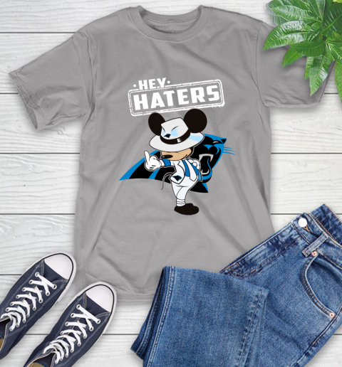NFL Hey Haters Mickey Football Sports Carolina Panthers T-Shirt 6