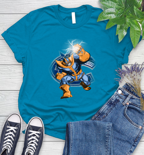 Vancouver Canucks NHL Hockey Thanos Avengers Infinity War Marvel Women's T-Shirt 10