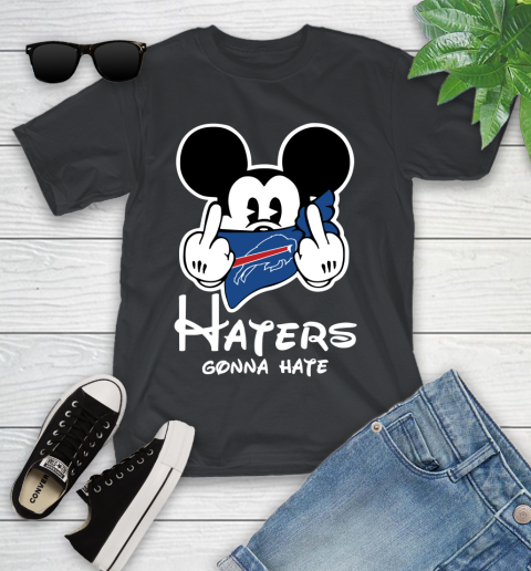 NFL Buffalo Bills Haters Gonna Hate Mickey Mouse Disney Football T Shirt Youth T-Shirt